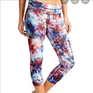 Athleta Hypersonic Sonar Crop Leggings Size Small